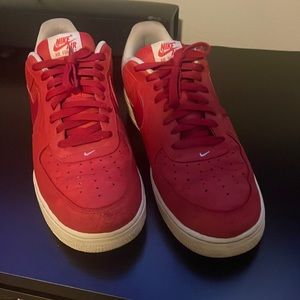 NIKE AIR FORCE ONE RED CROC SNAKESKIN